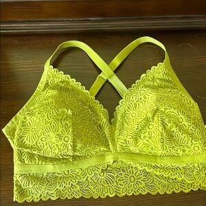 🆕 Auden Green Lace Bralette Size XL